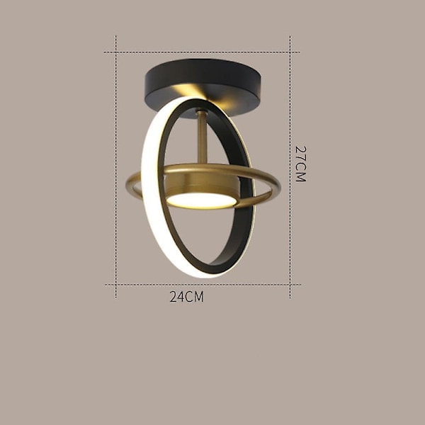 24cm LED Taklampe Moderne Nordisk Geometrisk Veranda