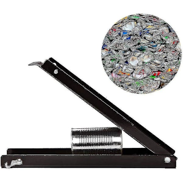 Tung Cankross, 16oz Metallisk Cankross Tung Krossare Fottyp - Återvinningsverktyg För Aluminium Seltzer Soda Ölburkar Och Flaskor-yuhao