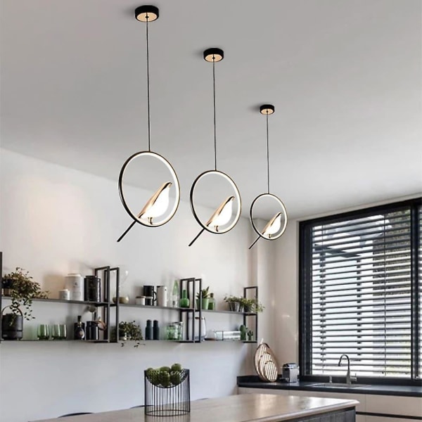 17cm Hängande Taklampa i Aluminium med LED, Nordisk Design, 85-265v