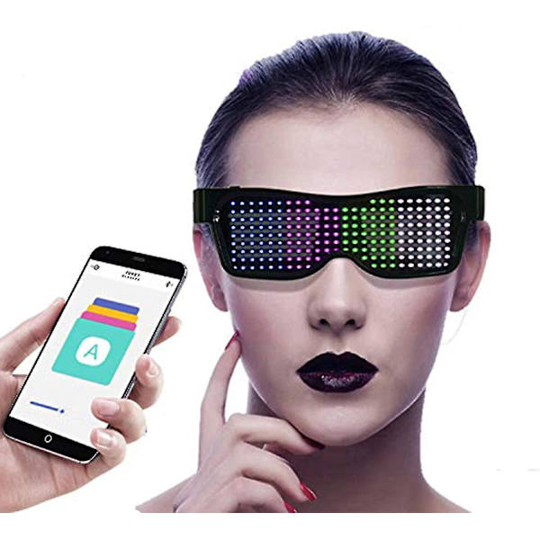 LED Party Bluetooth Neon Glasögon