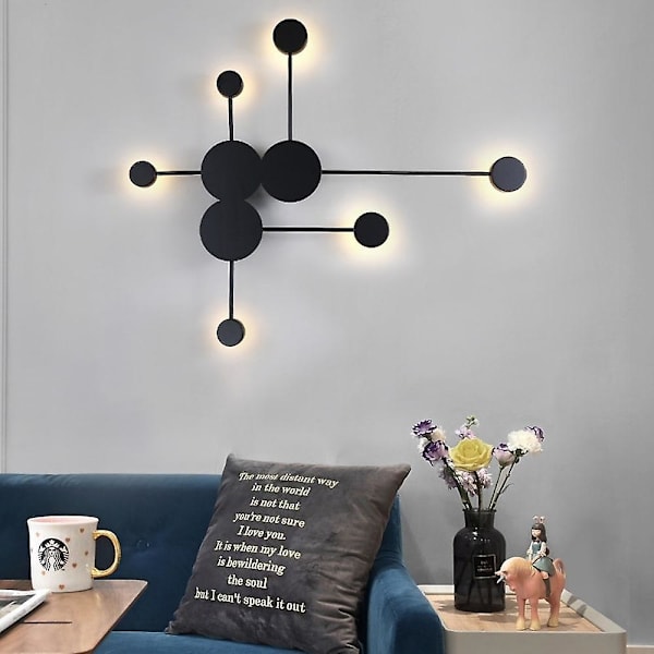 Moderne Nordisk Stil LED Vægskinner Flush Mount Anti-blænding