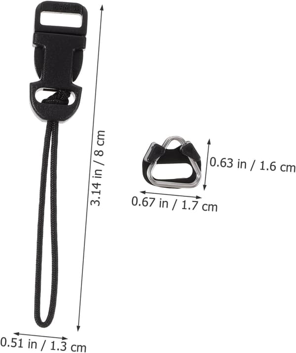 Kameraspænder Kamerarem Adapter Kamerarem Trekantet Split Ring Adapter