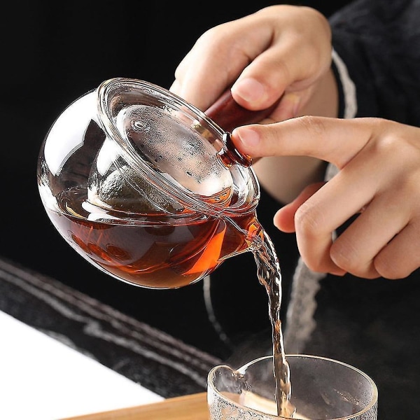 500 ml vandkedel te-infuser varmebestandig glastekande