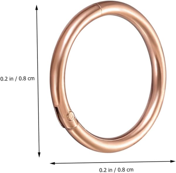Næseringe i rustfrit stål, fine runde design, allergivenlige, robuste kvinders piercing smykker