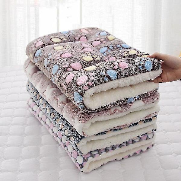 Lemmikkieläinten nukkumismatto, lämmin koiranpeti, pehmeä fleece-peitto, kissanpentujen vessa