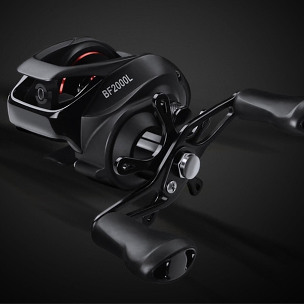 Pyörivä Onkipeli Universal Spinning Reel Vasen/oikea Kädenkahva Ultra Sujuva, Punainen Vasen