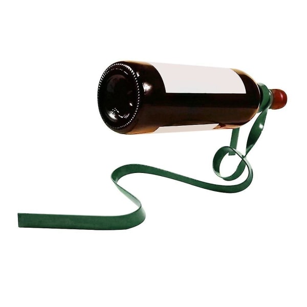Magic Suspended Ribbon Wine Rack Novelty Iron Holder