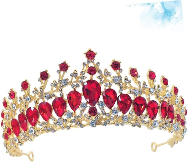 Brilliant brudekrone Rhinestone bryllupshodeplagg hodeplagg for kvinner Fantastisk hårtilbehør