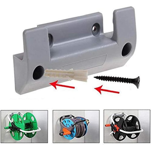 Vægmonteret Have Slange Rulleholder PVC Have Slange Ophæng Slangeholder