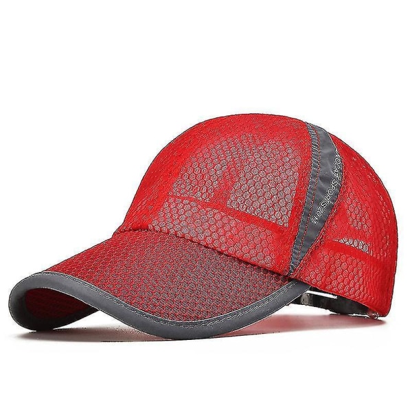Unisex Andningsbar Mesh Basebollkeps Snabbtorkande Löpningshatt