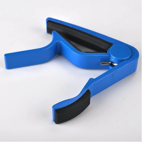 Guitar Capo til Akustiske og Elektriske Gitarer Trigger Capo Hurtig Skift 6 Strengs Guitar Capo (blå) (1 stk
