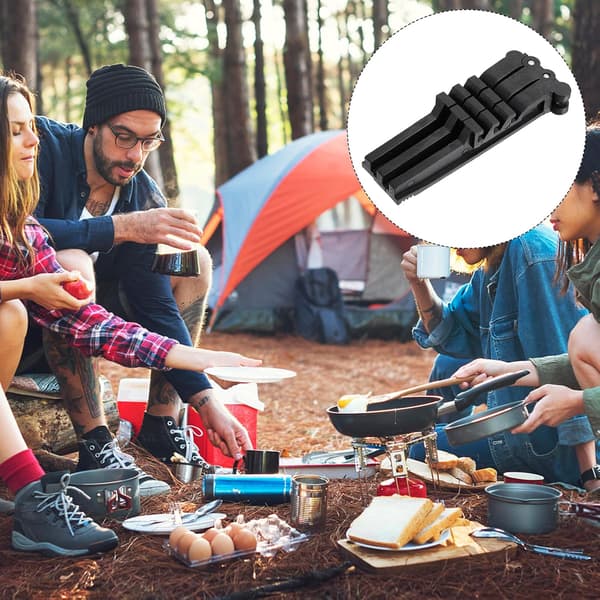Camping Gasstankstativ Sammenleggbart Komfyrstativ Stabilisator Bærbar Brakett