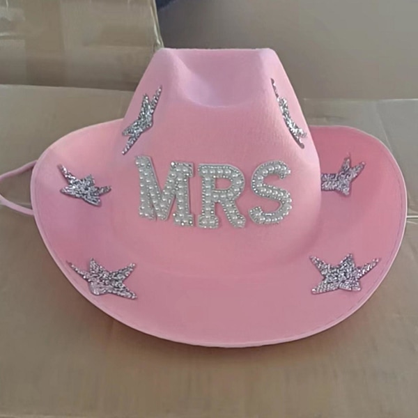 Vestlig Cowboyhatt med Vindtett Tau Jazzhatt Cowgirlhatt til Thanksgiving C
