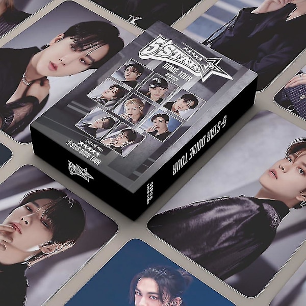 Kpop Stray Kids Fotokort 55 Pakke Stray Kids Lomo Kort Stray Kids 5 Star Dome Tour Nytt Album Kort Stray Kids Merch Fotokort Gave Til Fans (sk-d
