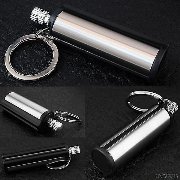 Bærbar Vandfast Permanent Lighter Nøglering i Metal