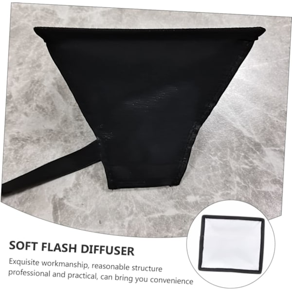 15x17cm Softbox Flash Diffuser til Speedlight Bærbar Ring Light Diffuser Letvægts Nem at Bære