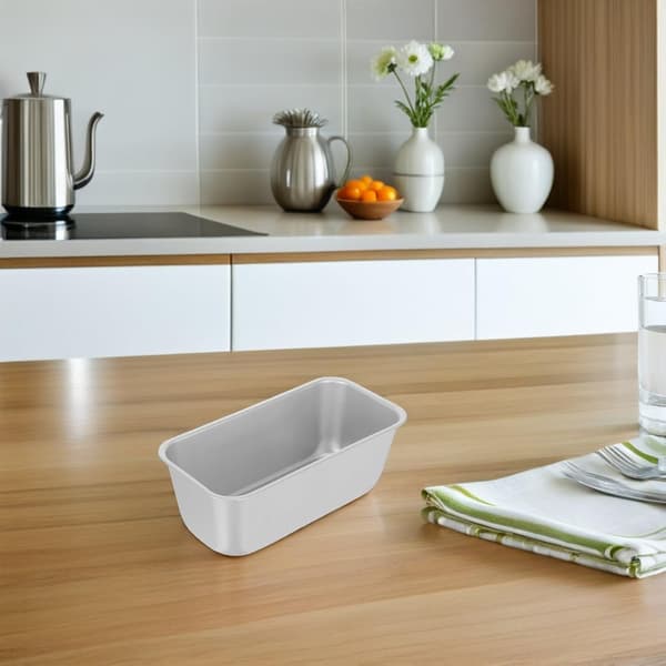 2 stk. non-stick toastplater kakeformer rektangulær aluminiumslegering med jevn oppvarming