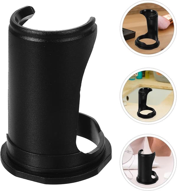 Holder Stand til Barberkost og Organisering Kompakt Sort Design