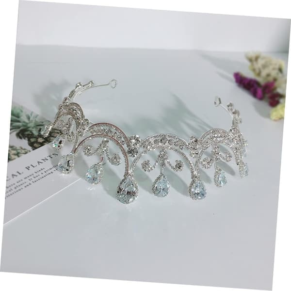 Rhinestone brudehodeplagg tiara for kvinner utdrikningslag hodeplagg smykker brudekrone