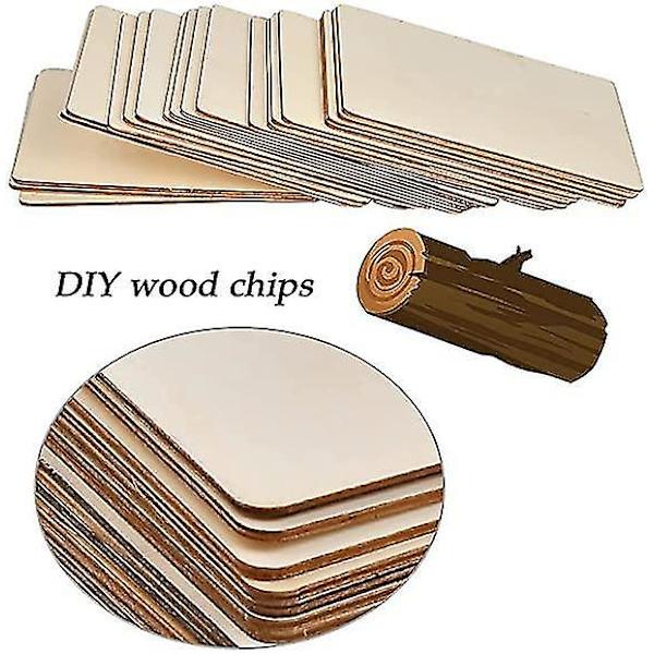 20 stk 22x15cm Rektangulære DIY Tresponplater Balsa Treplater