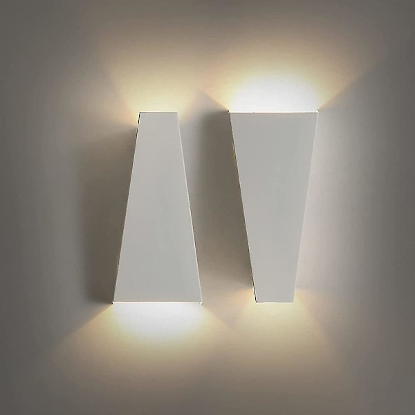 2 stk Moderne Innendørs Vegglampe Led Metall Liten Vegglampe