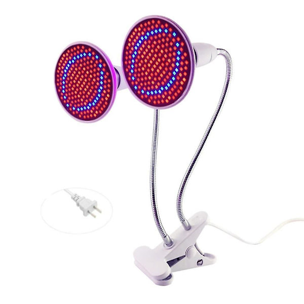 Kasvien kasvualamppi Dual Heads Full Spectrum Led E27 Phyto