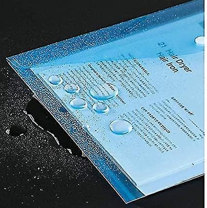 A4 Plastlommemapper 24-pakke Dokumentmappe