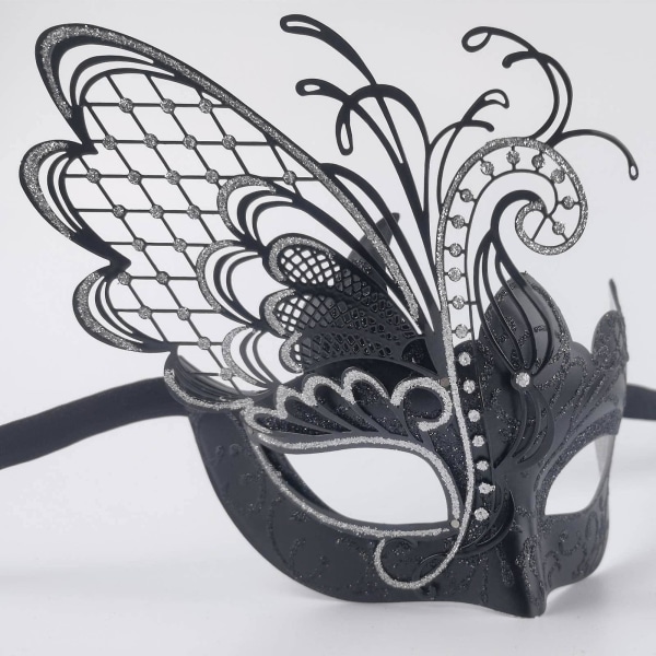 Butterfly Rhinestone Metal Venetian Women Mask For Masquerade/Mardi Gras Party/sexy