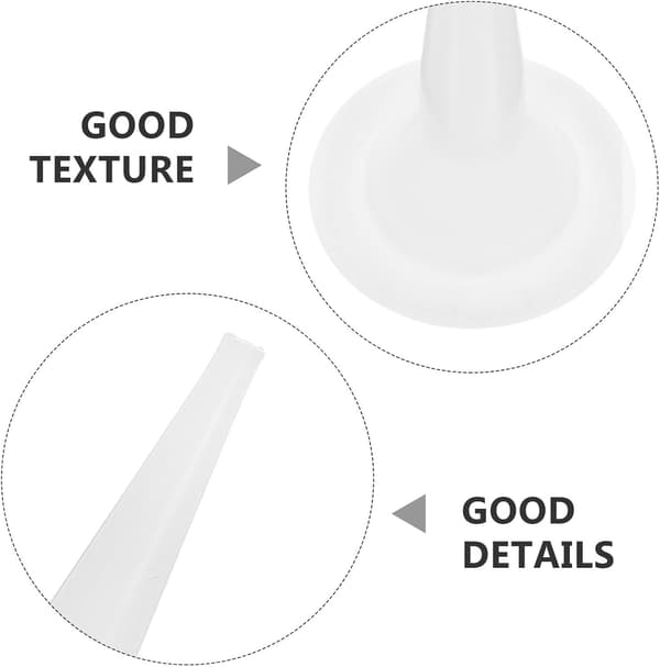 20 st plastfogmunstycken applikatorspetsar flexibla tätningsmedelsförlängare