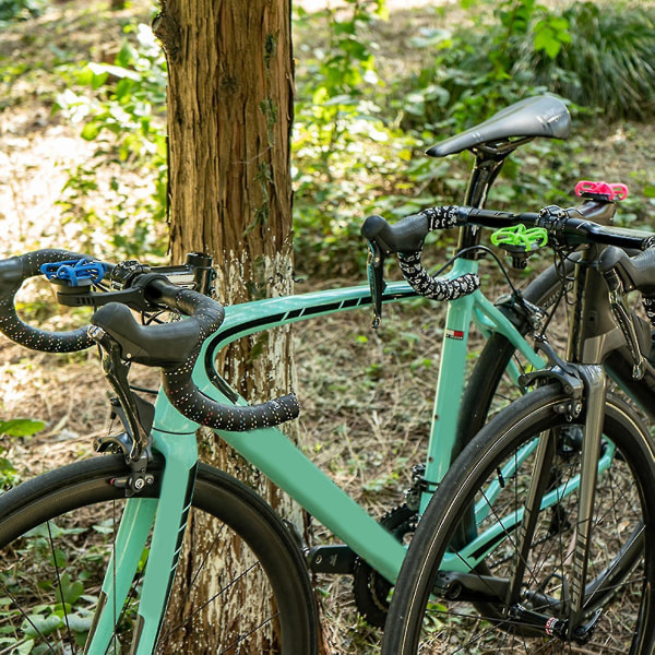 Cykeltelefonhållare Spänne stadigt vikbart levande färg okrossbart Motorcykeltelefonfäste för utomhusbruk Blue