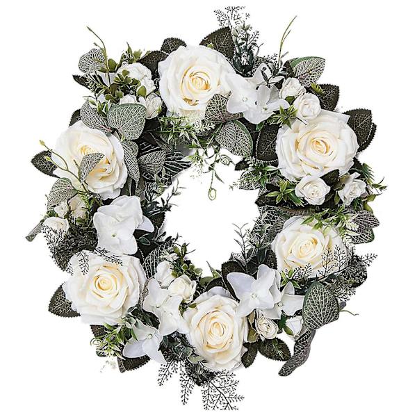 Tekokukka Ovi Rose Seppele Silkki Kangas Joululahja