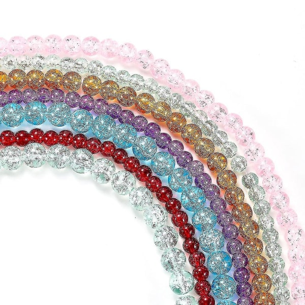 Farverige knitrende glasperler perler smykker 3df2 | Fyndiq
