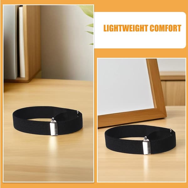 5 par elastiska armbindlar ärmhållare unisex justerbara armbindlar