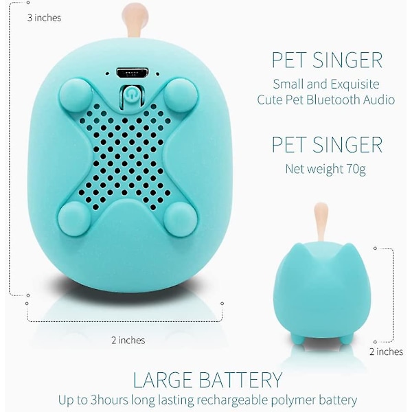 Portabel Bluetooth-högtalare, Högtalare med Klarhet Stereo, Inbyggd Mikrofon, Superbas, Kraftfull