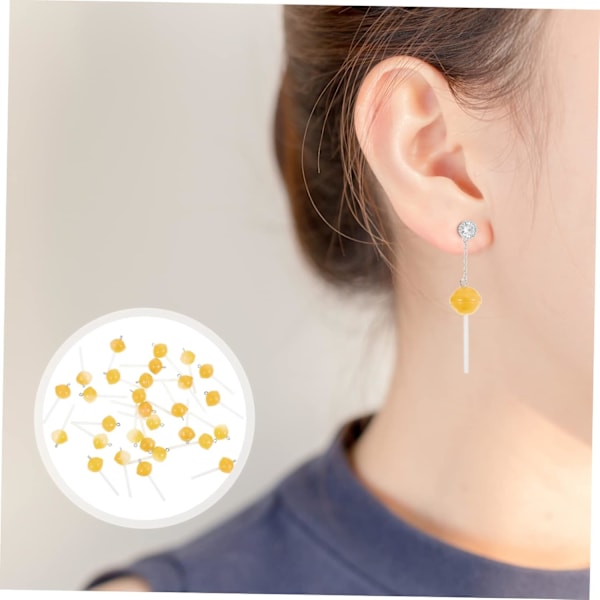 Lollipop Anheng Miniatyr Lollipops Charms Øredobber Charms