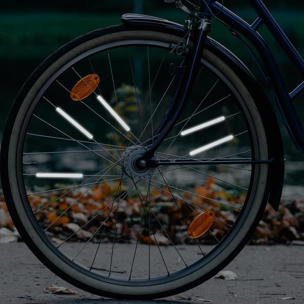 72 st reflekterande fälgskydd för cykelvarning dekoration hög synlighet skydd