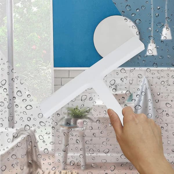 Dusj-squeegee, dør-squeegee, silikon/gummi-vifte, rengjøring