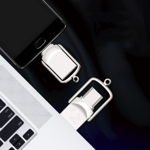 Type C USB-minnepenn 32gb Flash Drive Metall Tommelstasjon 32 Gb USB 2.0 Minnepenn 32g