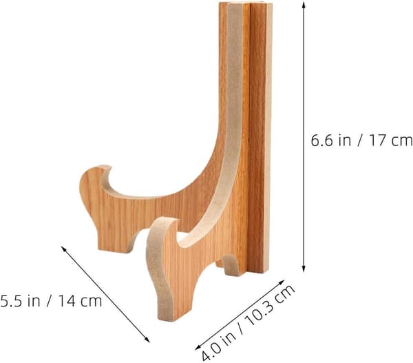 3 stk. trestativ for utstilling med solid støtte og elegant design, egnet