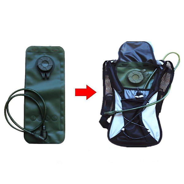 TPU Vikbar Vattenblåsa för Camping Vandring Giftfri