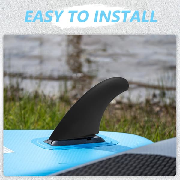 3 stk. Paddleboard Finner Sæt 5,4 tommer Surfboard Halefinner med Base til Venstre, Midten