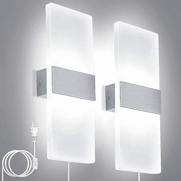 Matt Vägglampa med LED, Modern, Sovrum, IP20