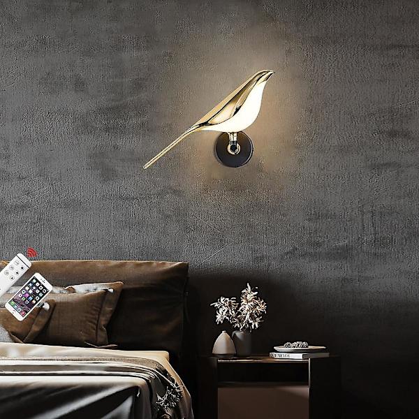 Nordisk Stil Indendørs Vægslampe Led Fugl Design Aluminium