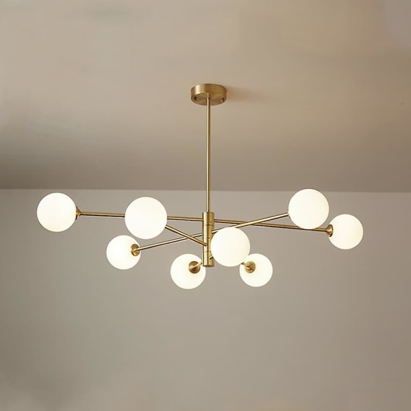 90cm LED-kronljusstake Nordisk Sputnik Kluster Aluminium
