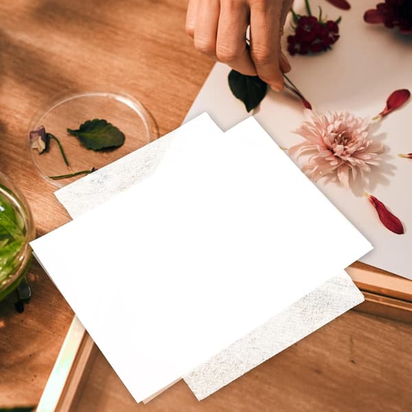4 st 6-tums pressblomspåsar för DIY-växtpressning, multifunktionella blompressningspåsar