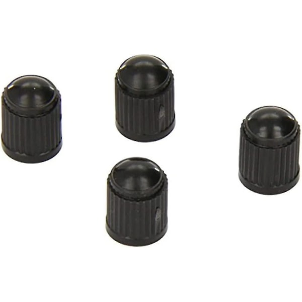 Plastic Tire Valve Dust Caps For Cars, Motorcycles, Trucks, Bicycles Valve Tire Dust Caps (black) (4pcs)