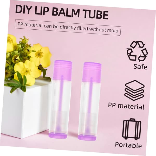 30 stk. tomme læbepomadebeholdere DIY læbestifttuber læbeglansbeholdere