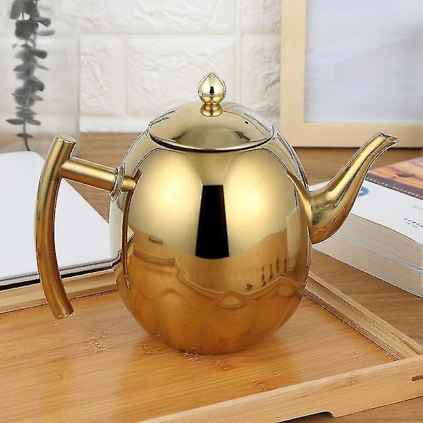 Tyk Rustfrit Stål Tekande Kaffe Pot Vandkedel Filter