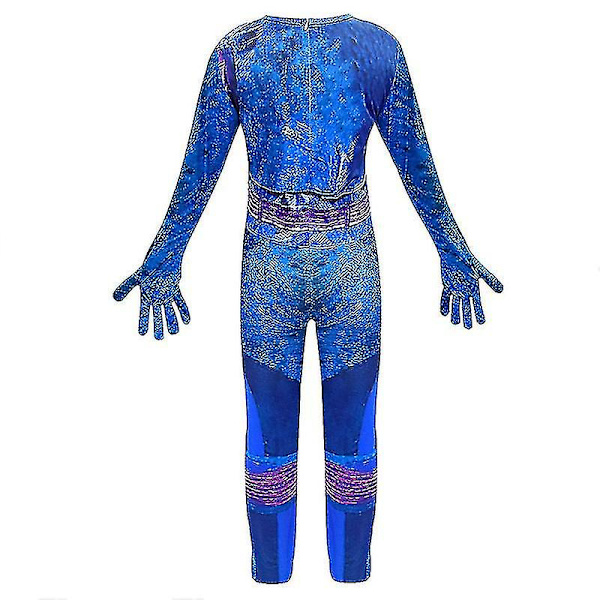 Descendants 3 Audrey Mal Jumpsuit Barnkläder för Flickor Fint Uppklädd Kostym Ärmar Bodysuit 11-12 Years