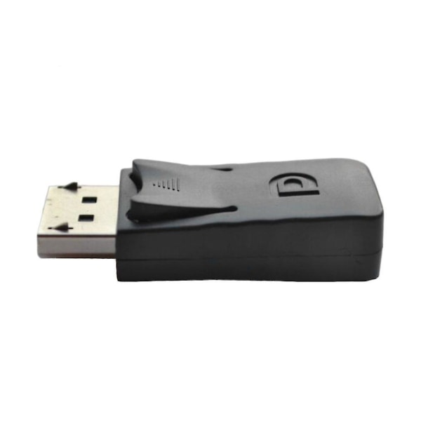 Musta DP-uros-mini DP-naaras DisplayPort-sovitin